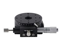 Mesa deslizante de etapa lineal PolyGen, plataforma de desplazamiento manual de 60 mm con micrómetro para posicionamiento preciso y medición óptica experimental