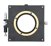 Mesa Deslizante Lineal Manual Plataforma Giratoria de Ajuste Fino de Precisión Aleación de Aluminio Diámetro 200 mm con Alta Precisión de Desplazamiento