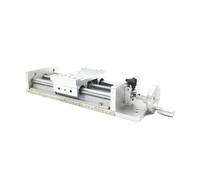 Mesa deslizante manual con recorrido efectivo de 100-1000 mm, plataforma lineal de aluminio con cubierta antipolvo y riel guía SBR SFU1605/SFU1610(Package A,1000 stroke SFU1610)