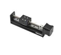 Mesa deslizante tipo T de mini, recorrido de 50 a 300 mm, paso de 2 a 8 mm, guía lineal, autobloqueo, NEMA17, motor paso a paso de 0,28 Nm y 0,7 Nm.(0.42Nm-40mm,8 pitch-400mm)