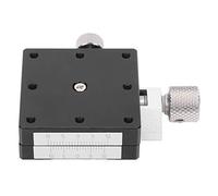 Mesa deslizante XFES40, plataforma de desplazamiento de ajuste fino manual del eje X, módulo industrial de aleación de aluminio con guía de de milano, plataforma de recorte de