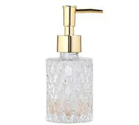 Mesa - Dispensador de jabón de vidrio fácil de limpiar, perfecto para cocina y baño (dorado)