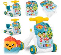 Mesa educativa, pizarra, empujador, andador interactivo, 5 en 1, Ricokids
