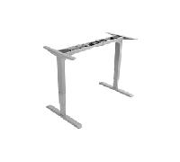 MESA ELECTRICA ERGONOMICA ALTURA REGULABLE MOTOR DUAL SIN TABLERO COLOR ESTRUCTURA GRIS CONTROL T 650803