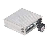 Mesa elevadora de aluminio, soporte de plataforma manual, ajustable, banco de trabajo de 100 x 100 mm, para experimentos científicos e investigación