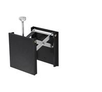 Mesa elevadora de plástico ajustable para carpintería y tallado, base de 90 x 90 mm, con ajuste de altura de 2,5 a 9 cm, herramienta de laboratorio negra para experimentos de física/química/biología