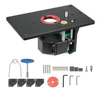 mesa elevadora de router, kit de elevador para router, elevador de placa con base fija, para carpintería y máquinas de corte pequeñas
