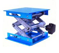 Mesa elevadora de tijera de acero inoxidable, capacidad de 5-25 kg para aplicaciones de laboratorio y carrito de control remoto