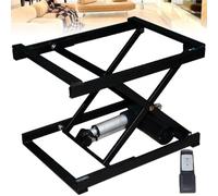 Mesa elevadora de tijera eléctrica con control remoto, altura ajustable, para uso ergonómico en la oficina