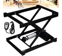 Mesa elevadora de tijera eléctrica con control remoto, escritorio de trabajo hidráulico para computadora, mesa de comedor ajustable, plataforma de elevación resistente para oficina en casa