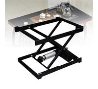 Mesa elevadora de tijera eléctrica con control remoto inalámbrico, altura ajustable para proyectos de bricolaje y uso doméstico, marco de metal resistente