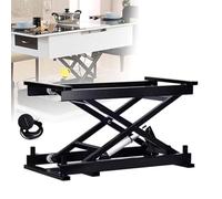 Mesa elevadora eléctrica con control remoto inalámbrico, plataforma de altura ajustable para manipulación de materiales de escritorio, perfecta para uso doméstico y de oficina