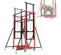 Mesa elevadora eléctrica, control remoto, plataforma de trabajo móvil plegable para tareas elevadas, altura ajustable