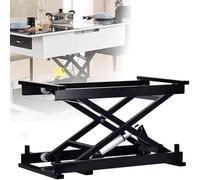 Mesa elevadora eléctrica de tijera con capacidad de 50 kg, altura ajustable con control remoto inalámbrico, escritorio plegable para oficina, comedor y organización del espacio de trabajo, motor sil
