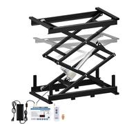 Mesa elevadora eléctrica de tijera, mesa de centro y comedor de altura ajustable con control remoto, mesa elevadora multifuncional para el hogar, sala de estar, comedor y uso doméstico moderno