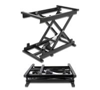 Mesa elevadora eléctrica de tijera para centro plegable, soporte de hierro de 490 mm, altura de viaje, control remoto, ideal para mesas de comedor y café