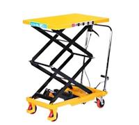 Mesa elevadora hidráulica de alta resistencia, carrito elevador eléctrico de 500 kg para uso en almacén y taller, solución de manejo de materiales resistente
