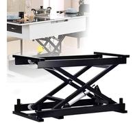 Mesa elevadora hidráulica de tijera, plataforma de elevación ajustable en altura con control remoto inalámbrico para manipulación de materiales en almacenes y fábricas
