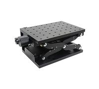 Mesa elevadora manual de tijera con plataforma de desplazamiento lineal de eje Z (color: HTZ210 110 mm de carrera), altura ajustable, ideal para Worhops