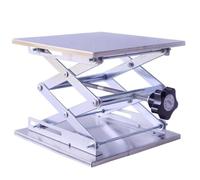 Mesa elevadora manual, pequeña plataforma elevadora de aluminio, soporte de laboratorio tipo tijera, elevador con capacidad for 5/10/15/20/25 kg, mesa elevadora manual en miniatura for laboratorio(250