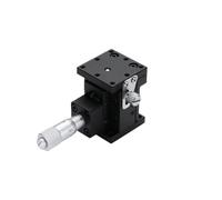 Mesa elevadora manual ZLPG25 Mesa deslizante ajustable con alimentación de tornillo de eje Z micro ajustable (ZLPCG25) para control de altura Precis y aplicaciones versátiles