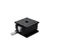 Mesa elevadora manual ZLPG80 Mesa deslizante ajustable con eje Z micro ajustable (alimentación de tornillo pe ZLPCG80) para un uso versátil de Wortat