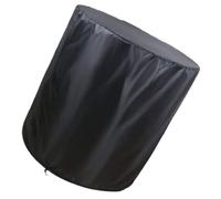 Mesa Enfriadora de Cerveza Negra Oxford Funda Redonda para Patio | Cubierta para Exterior, Correa Inferior, Uso en Jardín y Piscina, Protege Lluvia, Sol y Nieve