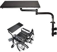 Mesa ergonómica para regazo para silla de ruedas, altura y distancia ajustables, accesorio de movilidad extraíble para comer, leer, escribir y usar en la computadora