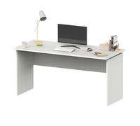 Mesa escritorio rivoli moderno color blanco mate 155 cm