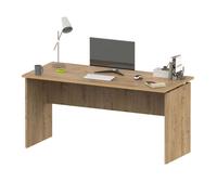 Mesa escritorio rivoli moderno color roble gold 155cm
