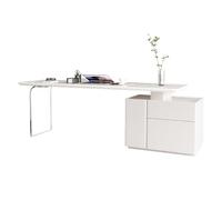 Mesa Escritorio Se puede utilizar for escritorios modernos, escritorios de estudio en casa, escritorios de computadora, escritorios de oficina de acrílico nórdico simples. Escritorio(140*70*75cm)