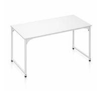 Mesa Escritorio u Oficina Blanca 80x40cm para Ordenador | Oficina Hogar Estudio | Estructura Metálica Fuerte | Diseño Moderno Minimalista | Escritorio Trabajo Compacto | Montaje Rápido y Estable