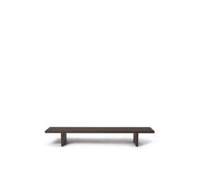 Mesa Expositora Kona de , Roble Teñido Oscuro.