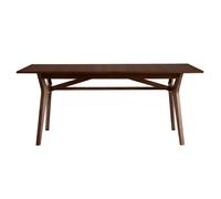 Mesa extensible de contrachapado de nogal 180-220 cm FOSTER