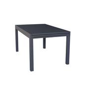 MESA EXTENSIBLE DOBLE MEDIDA DE EXTERIOR VARIOS COLORES DE ALUMINIO MOD. HAWAII