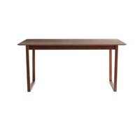 Mesa extensible rectangular de nogal 160-240 cm LAHO
