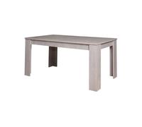 Mesa extensível com efeito de madeira