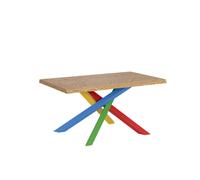 Mesa fija 90x160 cm Versalux patas descortezadas 4/B