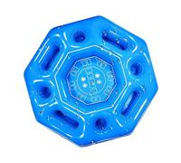 Mesa Flotante de Juego | Octagonal Multifuncional Interactivo,Mesa de Cartas para Piscina en Verano,para Parques Acuáticos Playa Patio Adultos Hombres Mujeres Familia