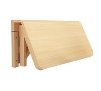 Mesa flotante plegable montada en la pared para espacios pequeños, banco de trabajo compacto con acabado de madera para el hogar, lavandería, cocina, comedor (100 x 60 cm)