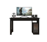 Mesa gamer nero color negro estudio oficina 136 cm