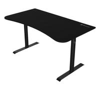 Mesa Gaming Arozzi Arena Medium 140cm MDF Microfibra Negro Pasacables