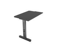 Mesa Gaming Genesis 80x60 cm MDF y Acero Altura Ajustable Negra