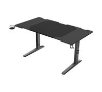 Mesa Gaming Genesis Holm Modular 140cm MDF y Acero Altura Ajustable LED y Gestión de Cables