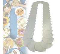 Mesa giratoria Ajustable de 360° para Servir Comida, Bebidas y Frutas. Ideal para Fiestas y Catering (1,8 m).