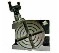 Mesa giratoria de 3 pulgadas, 80 mm, precisión para fresadora horizontal y vertical, 4 ranuras-Amz421