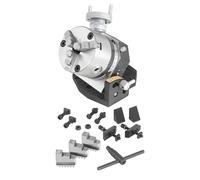 Mesa giratoria inclinable con husillo para fresadora Fervi T017/100