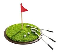 Mesa Golf Game - Divertido Putting Toy, Mini Challenge with Ball Return, Practice Indoor with Relaxation, Office Desk Entertainment Accessory, Novelty Gift for Golfer Coworker Men