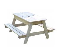Mesa infantil de picnic con arenero