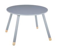 ATMOSPHERA CREATEUR D'INTERIEUR Mesa Gris Dulzura, Madera, Grau, L. 60 x l. 60 x H. 43 cm